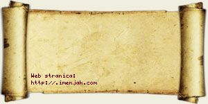 Sandra Pjanić vizit kartica